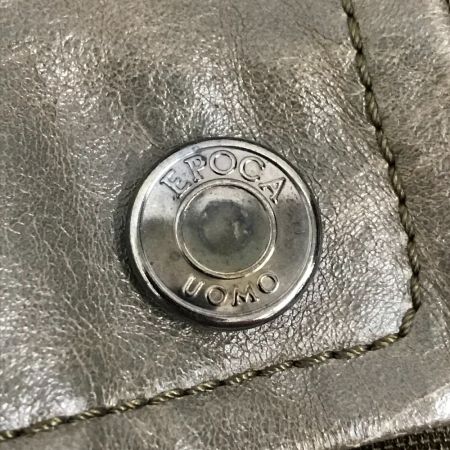  EPOCA エポカ 三陽商会　馬革レザー ミリタリー風ジャケット 8BVP44-512-57 オリーブ サイズ46