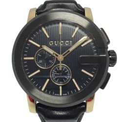 ◎◎ GUCCI グッチ 101.2 G-クロノ ラージウォッチ  44mm 101.2 クォーツ メンズ 腕時計 箱付 794 Bランク