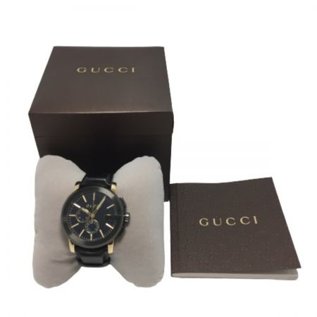  GUCCI グッチ 101.2 G-クロノ ラージウォッチ  44mm 101.2 クォーツ メンズ 腕時計 箱付 794