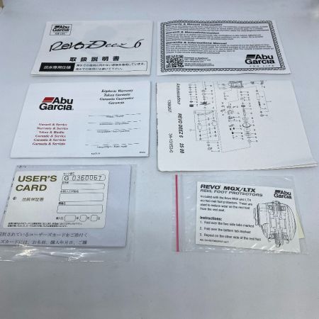  Abu Garcia アブガルシア REVO DEEZ6 レボ ディーズ6 ベイトリール　 1366267 LIVRE カスタムハンドル