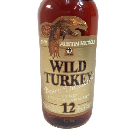  WILD TURKEY ワイルドターキー ビヨンドデュプリケーション 12年 50.5% 750ml 未開栓