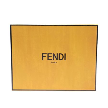  FENDI フェンディ ショルダーバッグ 7M0286 ブラック x イエロー x シルバー クラッチバッグ ポーチ