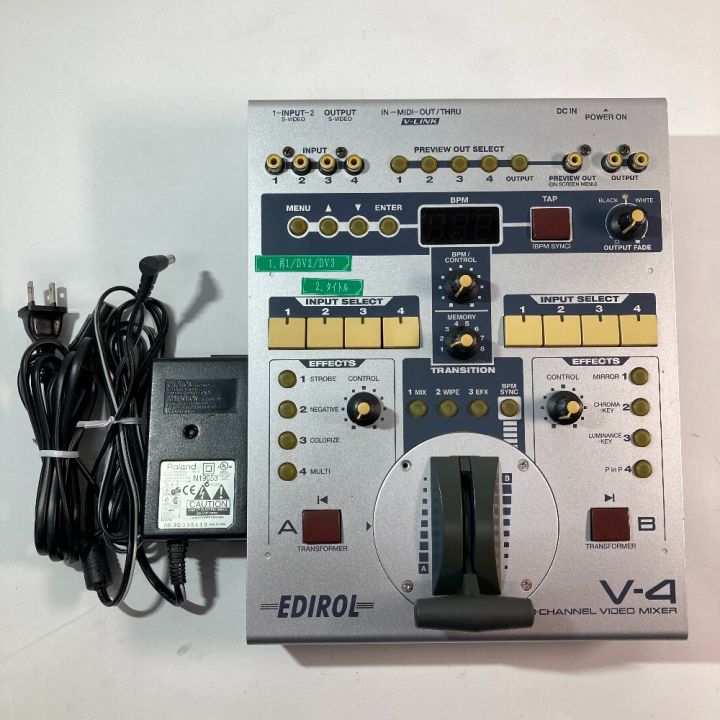 EDIROL Roland ローランド EDIROL エディロール V-4 ビデオミキサー V-4 通電のみ確認  ジャンク｜中古｜なんでもリサイクルビッグバン