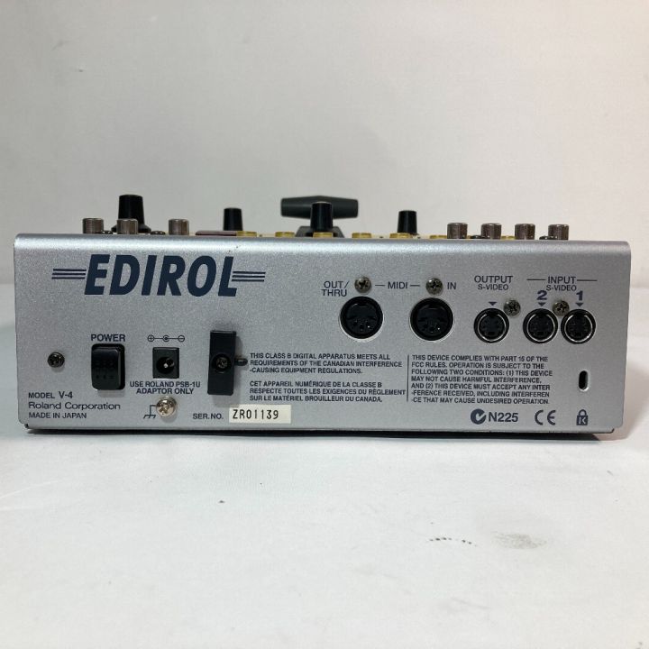 EDIROL Roland ローランド EDIROL エディロール V-4 ビデオミキサー V-4 通電のみ確認  ジャンク｜中古｜なんでもリサイクルビッグバン