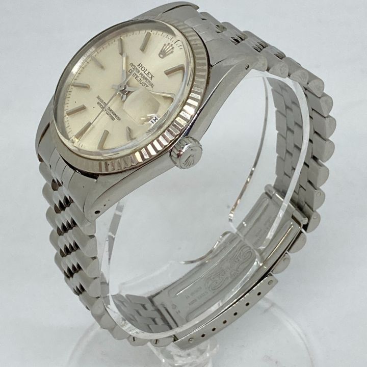 ROLEX ロレックス デイトジャスト SSxK18WG 自動巻 16014 不動品 ジャンク｜中古｜なんでもリサイクルビッグバン