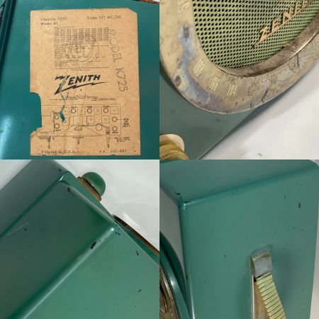  ZENITH ゼニス 真空管ラジオ 動作未確認 現状渡し品