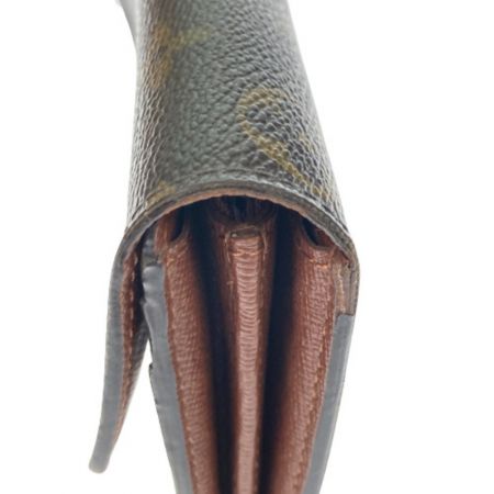  LOUIS VUITTON ルイヴィトン モノグラム ポルトフォイユ・サラ M61734 ブラウン 長財布 箱付き