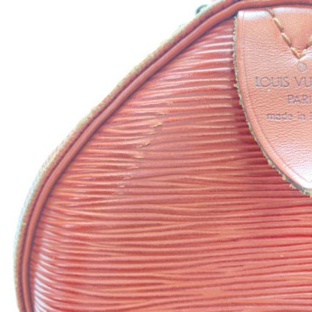  LOUIS VUITTON ルイヴィトン エピ スピーディ25 ケニア・ブラウン M43013 ブラウン x ゴールド ハンドバッグ ファスナー破損 ジャンク