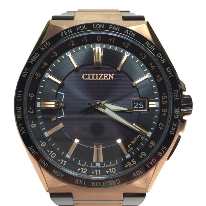 CITIZEN シチズン ATTESA アテッサ エコドライブ 腕時計 H145-S122627 ソーラー電波｜中古｜なんでもリサイクルビッグバン