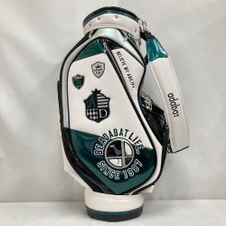 ◎◎ adabat アダバット キャディバッグ 9型 4.3kg 5分割 ABC416 ホワイトｘグリーン Aランク