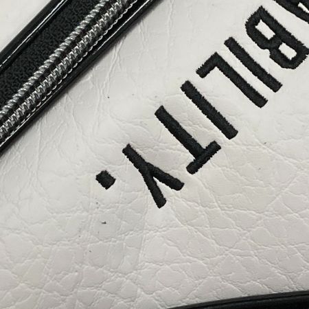  adabat アダバット キャディバッグ 9型 4.3kg 5分割 ABC416 ホワイトｘグリーン