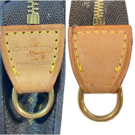  LOUIS VUITTON ルイヴィトン モノグラム ポーチ 剥がれあり