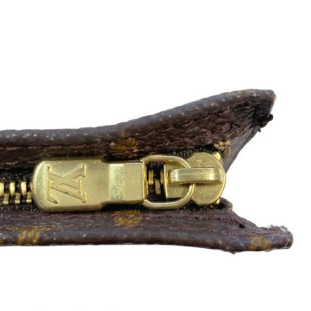  LOUIS VUITTON ルイヴィトン モノグラム ポーチ 剥がれあり