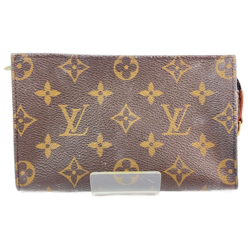 中古】 LOUIS VUITTON ルイヴィトン モノグラム ポーチ 剥がれあり