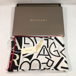 ◎◎ BVLGARI ブルガリ ロゴマニア スカーフ 箱付 244741 Sランク