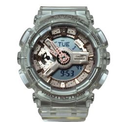 ◎◎ CASIO カシオ G-SHOCK レディース 腕時計 クォーツ GMA-S110SR スケルトンxピンクゴールド Bランク