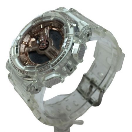  CASIO カシオ G-SHOCK レディース 腕時計 クォーツ GMA-S110SR スケルトンxピンクゴールド