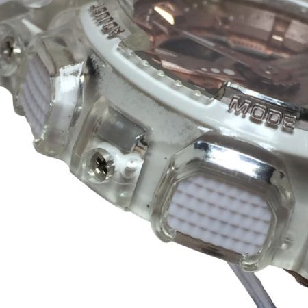  CASIO カシオ G-SHOCK レディース 腕時計 クォーツ GMA-S110SR スケルトンxピンクゴールド