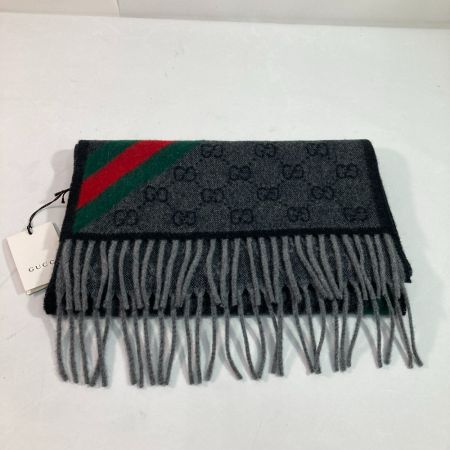 【中古】 GUCCI グッチ マフラー GG柄 570603 3G200 1466