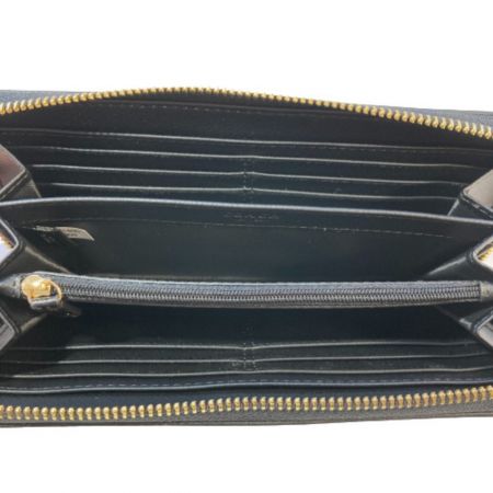  COACH コーチ 長財布 52859 ブラウン x ブラウン x ゴールド ラウンドファスナー レザー