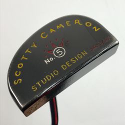 ◎◎ SCOTTY CAMERON スコッティキャメロン STUDIO DESIGN スタジオデザイン No.5 パター 34インチ Cランク