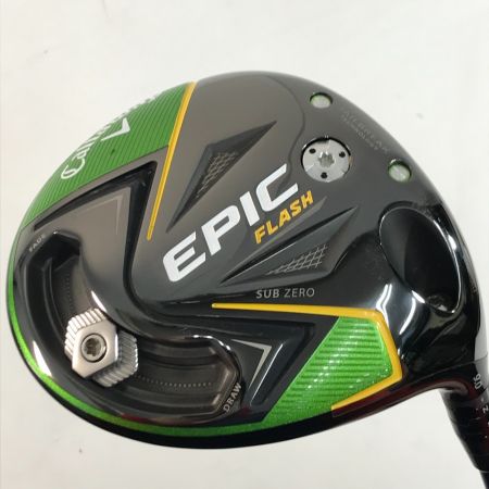  Callaway キャロウェイ EPIC FLASH エピック フラッシュ SUB ZERO 9.0° ドライバー TOUR AD VR-6 S ヘッドカバー付