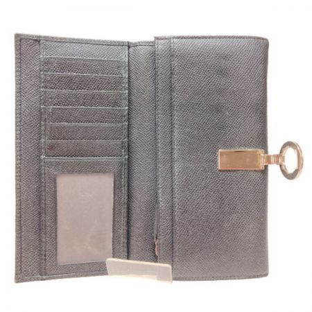  BVLGARI ブルガリ ブルガリ・ブルガリ 長財布 コンチネンタル クリップ 30412 ブラック x シルバー x ブルー