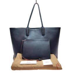 ◎◎ Christian Louboutin クリスチャンルブタン トートバッグ 1175113 ブラック×レッド x レッド ハンドバッグ Bランク