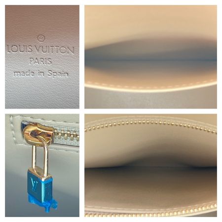  LOUIS VUITTON ルイヴィトン モノグラム・ヴェルニ ヒューストン ライムイエロー M91055 トートバッグ