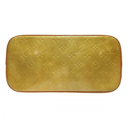  LOUIS VUITTON ルイヴィトン モノグラム・ヴェルニ ヒューストン ライムイエロー M91055 トートバッグ