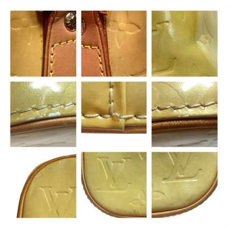  LOUIS VUITTON ルイヴィトン モノグラム・ヴェルニ ヒューストン ライムイエロー M91055 トートバッグ