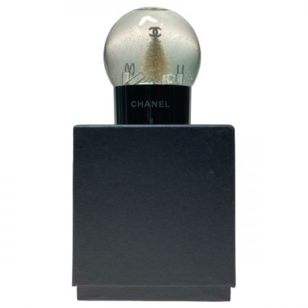  CHANEL シャネル 2012年 ノベルティ スノードーム ブラック 水の濁りあり