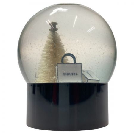  CHANEL シャネル 2012年 ノベルティ スノードーム ブラック 水の濁りあり