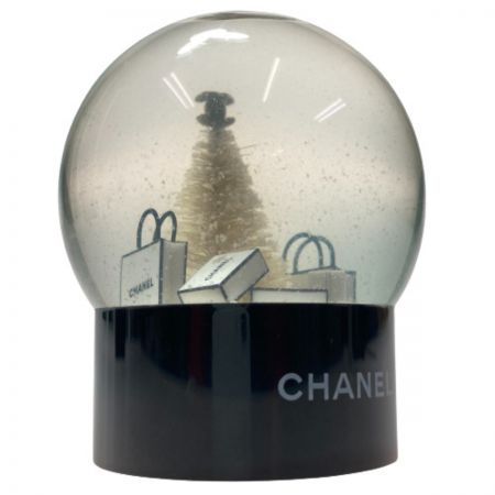  CHANEL シャネル 2012年 ノベルティ スノードーム ブラック 水の濁りあり