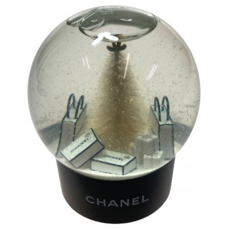  CHANEL シャネル 2012年 ノベルティ スノードーム ブラック 水の濁りあり
