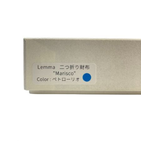  lemma 二つ折り財布 Marisco マリスコ ペトローリオ ペトローリオ レザー 箱付き