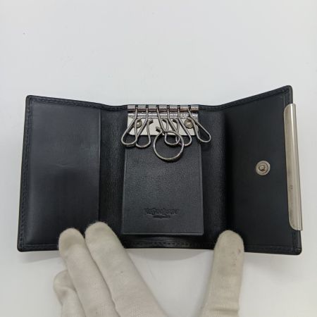  Yves Saint Laurent イブサンローラン 6連 キーケース 107201 ブラック