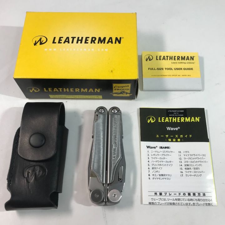 LEATHERMAN レザーマン WAVE ウェーブ シルバー 830078 マルチツール ツールナイフ｜中古｜なんでもリサイクルビッグバン