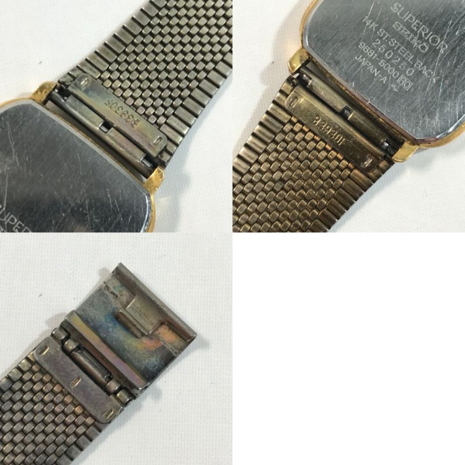 中古】◎◎ SEIKO セイコー SUPERIOR スーペリア クオーツ 9681-5000