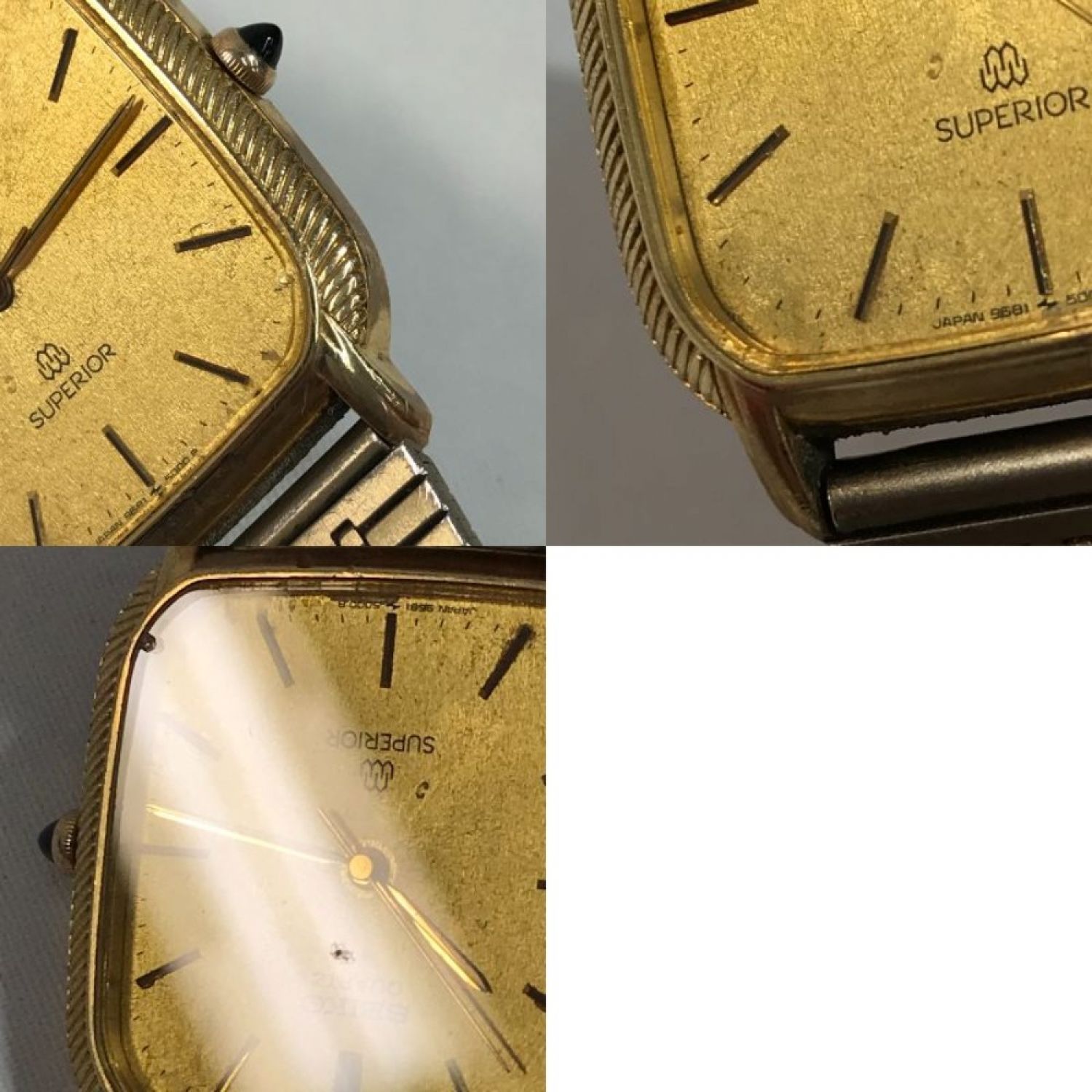 中古】◎◎ SEIKO セイコー SUPERIOR スーペリア クオーツ 9681-5000