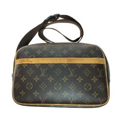 ◎◎ LOUIS VUITTON ルイヴィトン モノグラム リポーターPM ショルダーバッグ M45254 ブラウン Cランク