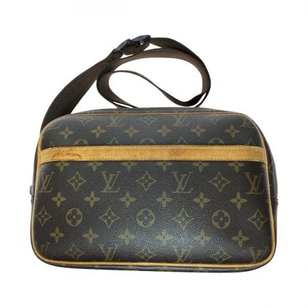  LOUIS VUITTON ルイヴィトン モノグラム リポーターPM ショルダーバッグ M45254 ブラウン