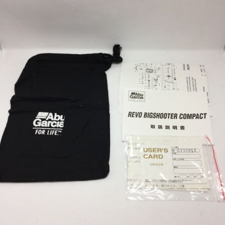  Abu Garcia アブガルシア REVO BIGSHOOTER COMPACT  レボ ビッグシューター コンパクト 8-L 左巻