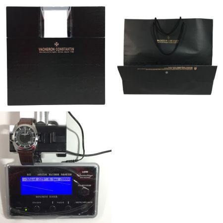  VACHERON CONSTANTIN バシュロンコンスタンタン ケ・ド・リル 自動巻 レザー ブラック 4500S