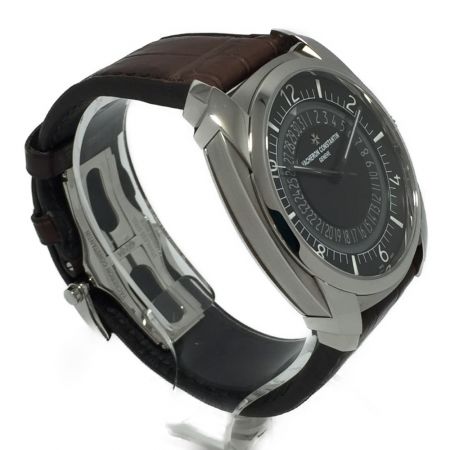  VACHERON CONSTANTIN バシュロンコンスタンタン ケ・ド・リル 自動巻 レザー ブラック 4500S