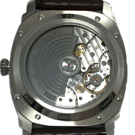  VACHERON CONSTANTIN バシュロンコンスタンタン ケ・ド・リル 自動巻 レザー ブラック 4500S