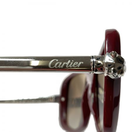  Cartier カルティエ サングラス 135 135 レッド系 フランス製