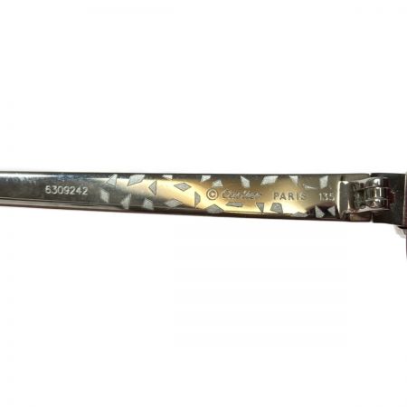  Cartier カルティエ サングラス 135 135 レッド系 フランス製