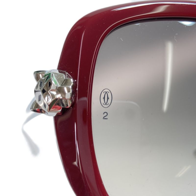 オンラインストア限定 Cartier カルティエ サングラス 135 135 レッド 