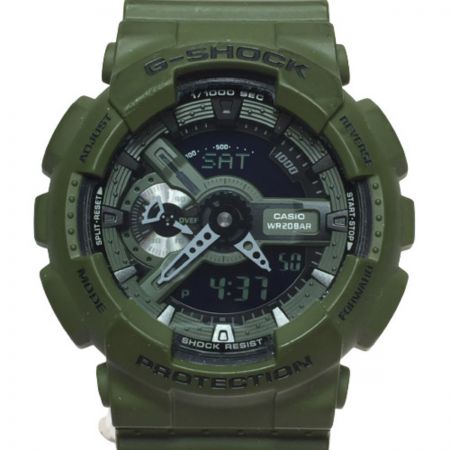  CASIO カシオ G-SHOCK クォーツ メンズ 腕時計 GA-110LP パンチング・パターン・シリーズ カーキグリーン